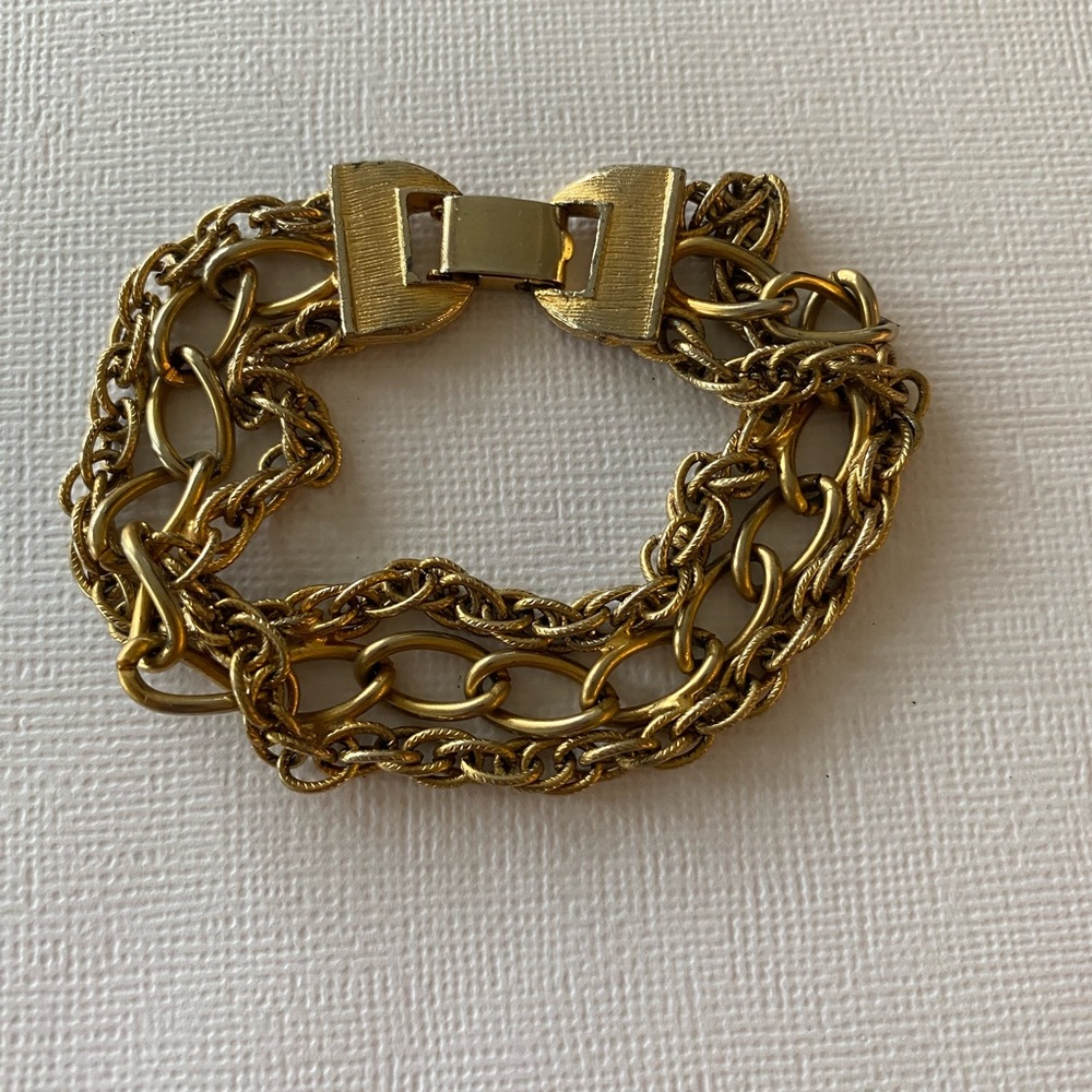Vintage Century Retro Gold Bracelet